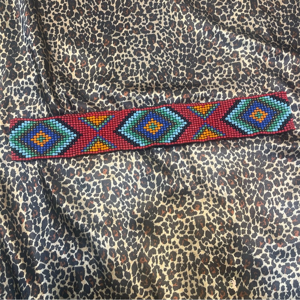 Beautiful Colorful Beaded Belt - Picture 5 of 14